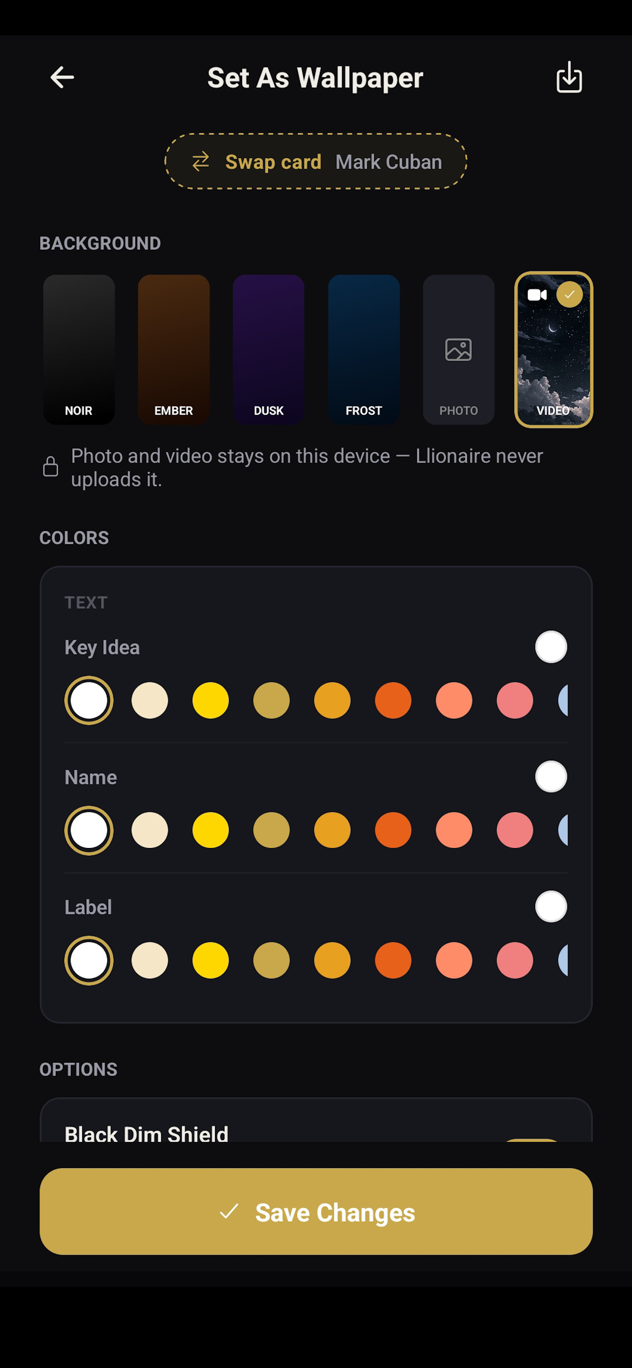 Llionaire app screenshot